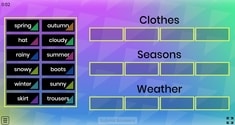 Clothes & Weather & Seasons