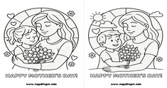 Mother's Day Coloring