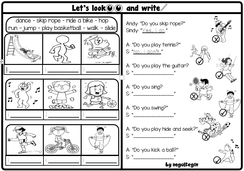 Look and Write