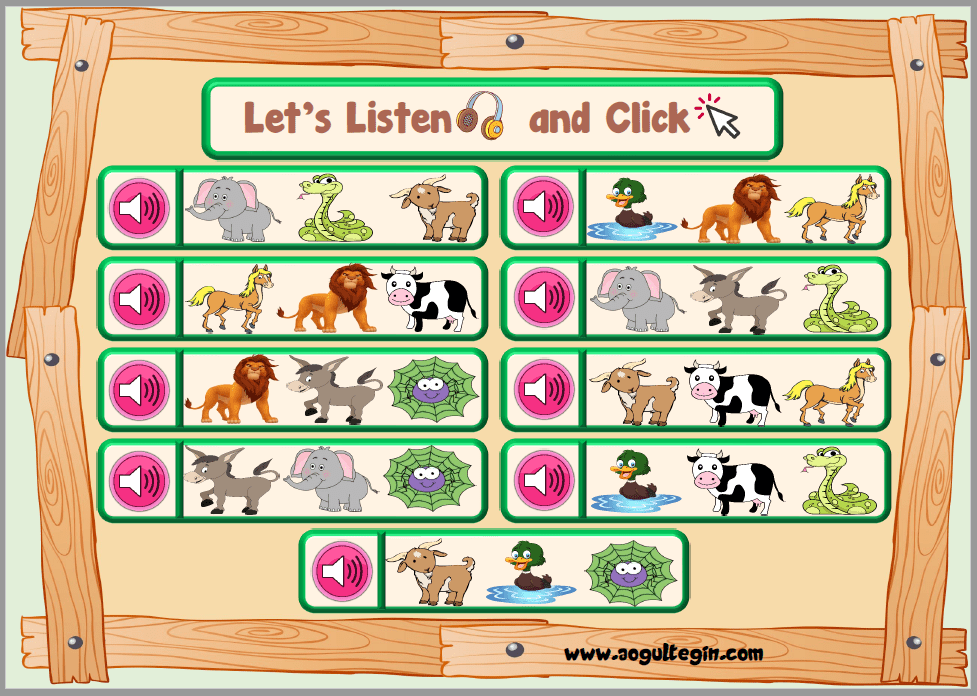 Let's Listen and Click
