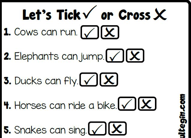 Let'S Tick or Cross