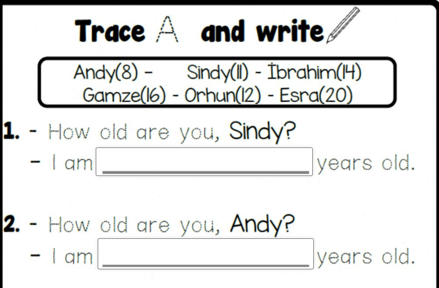 How old are you? (2)