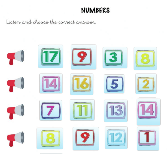 Numbers 11-20 (7)