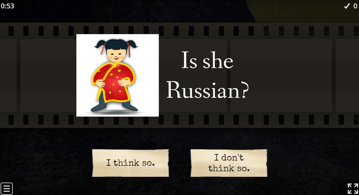 I think so. / I don't think so.