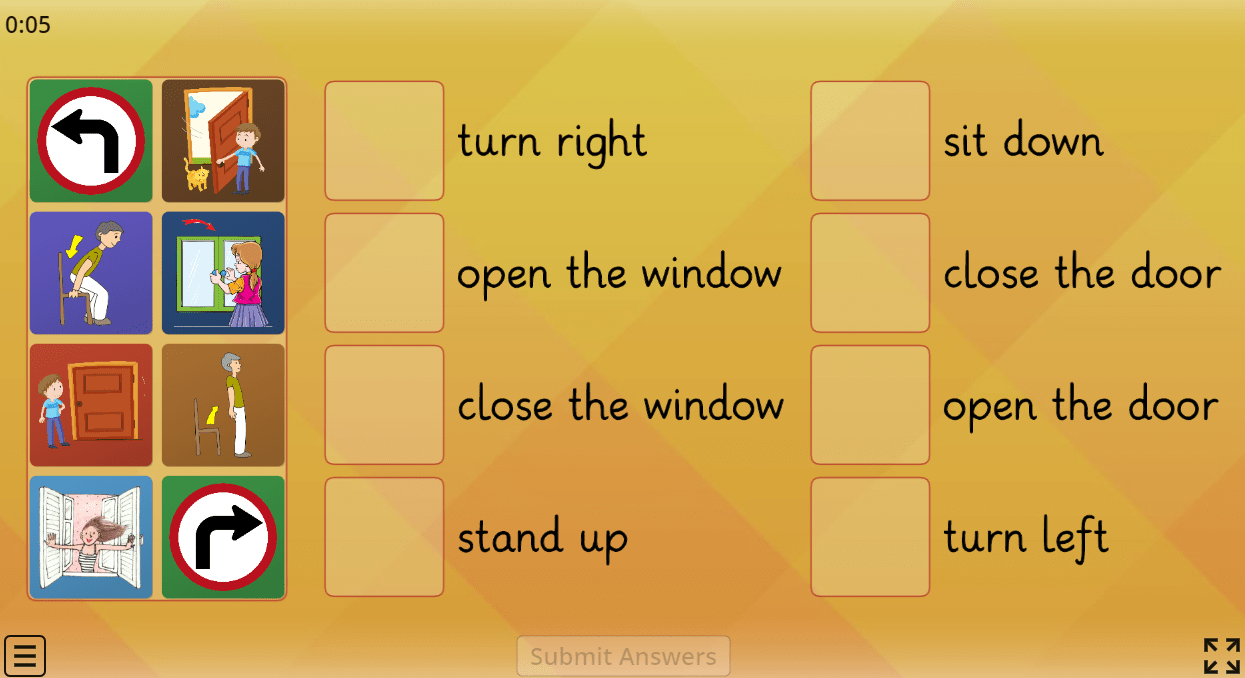 Game For Grade 2 Inside The Classroom