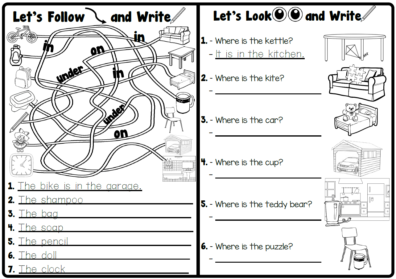 Worksheets | Unit 6 of Grade 3