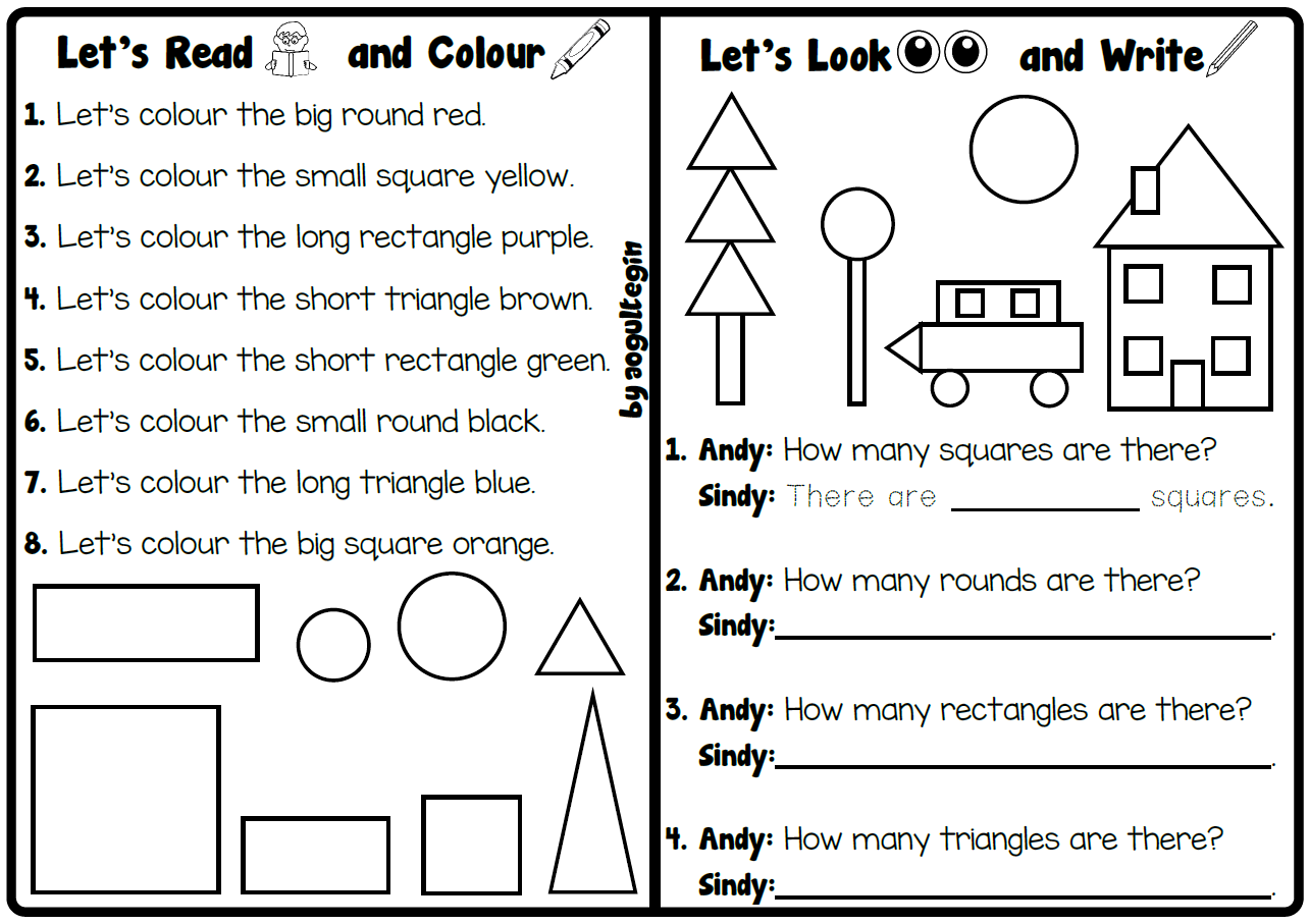 Let's Read and Colour