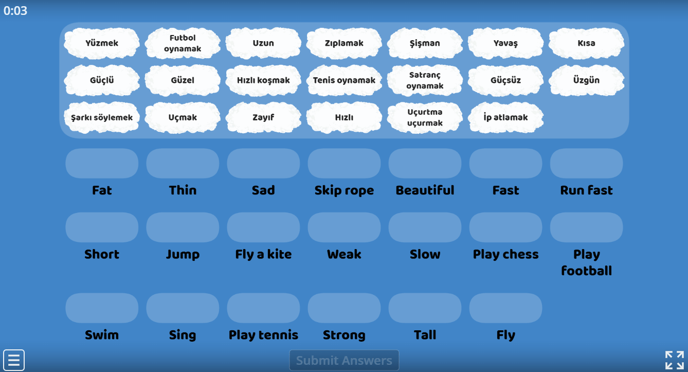 Adjectives & Verbs 2