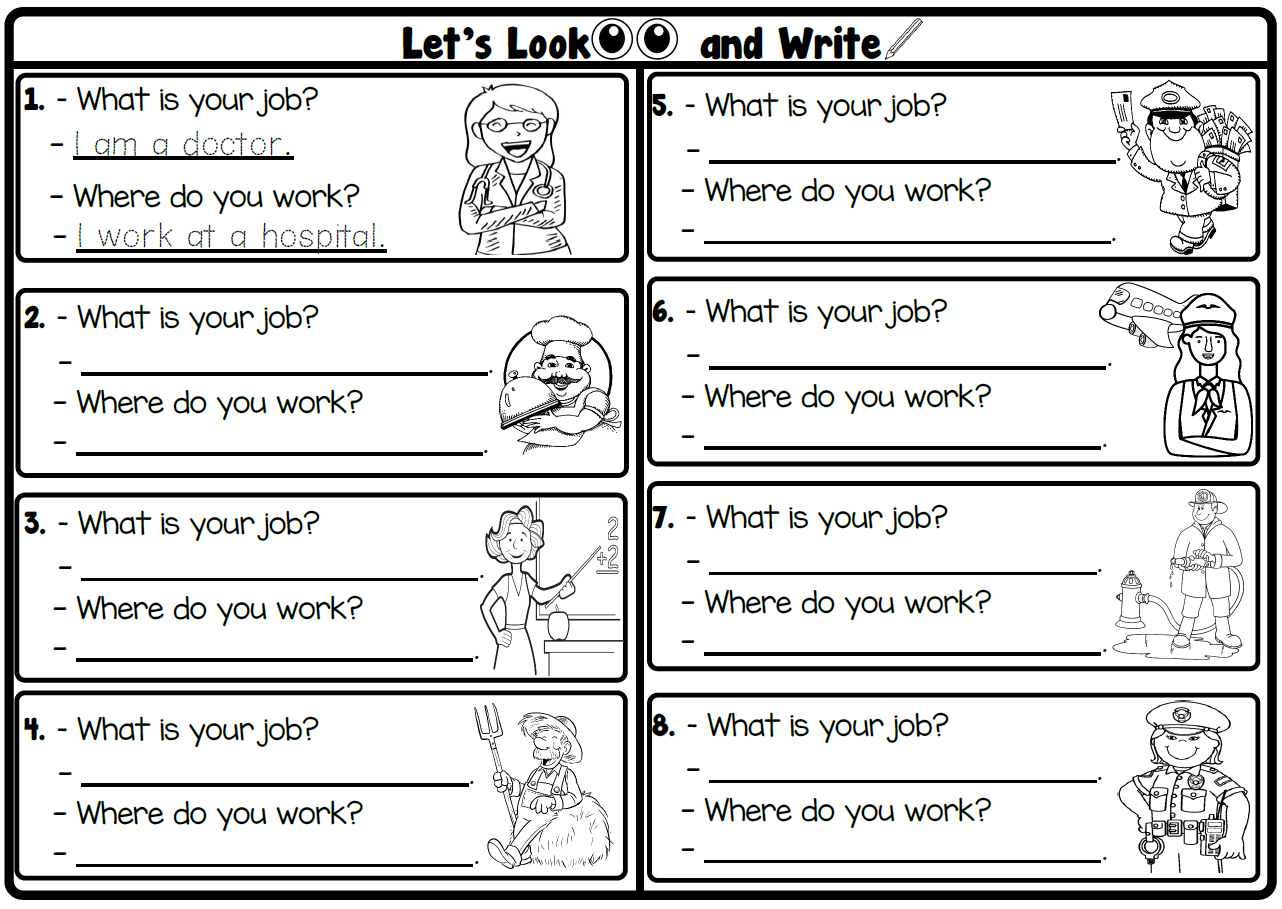 Let's Look and Write 4