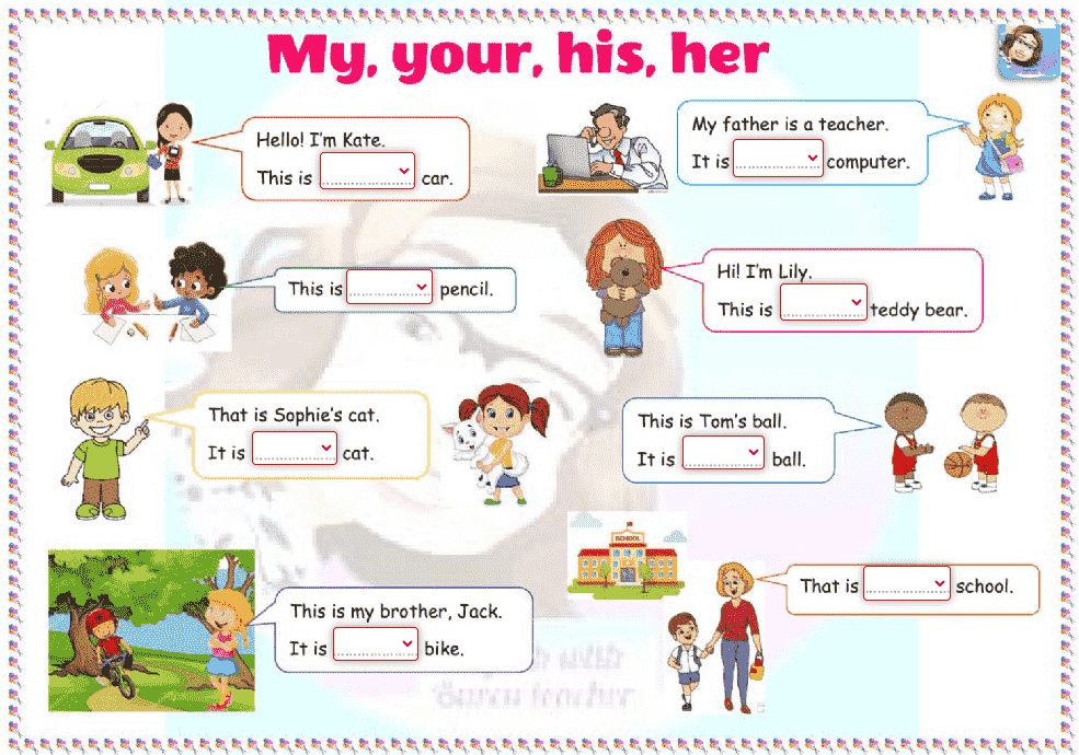 My/Your/His/Her 5 | Unit 3 of Grade 4