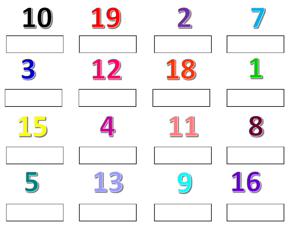 Numbers 1 20 презентация