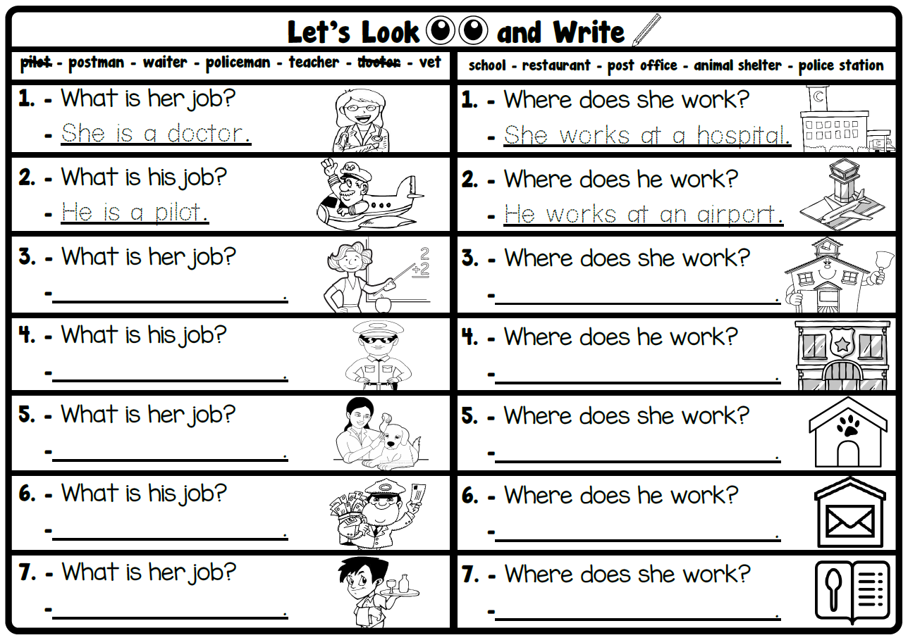 Let's Look and Write 5