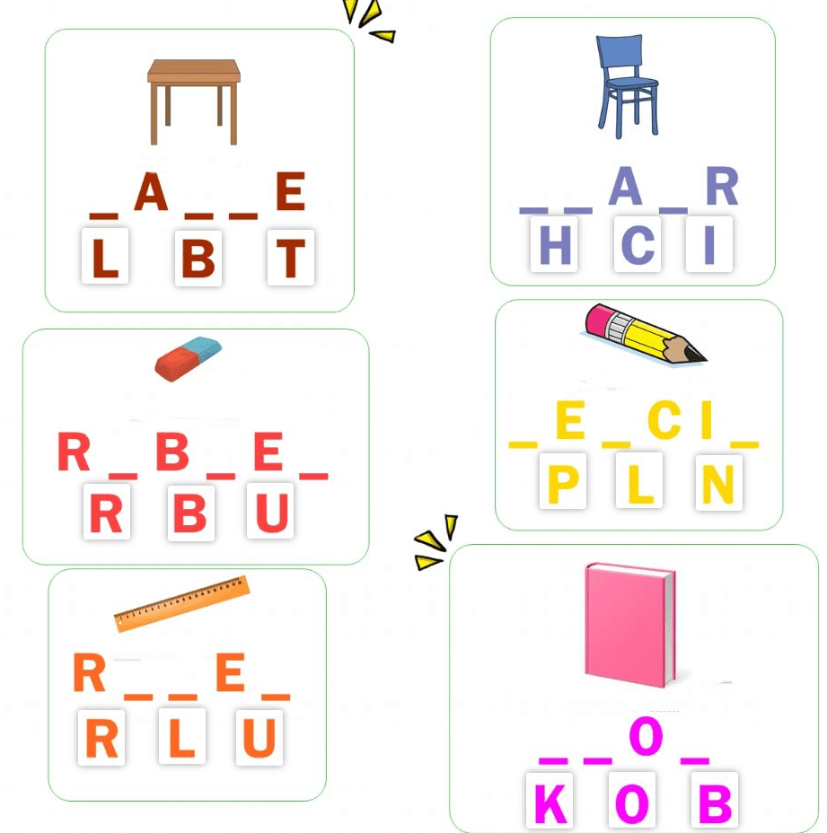Classroom Objects 8