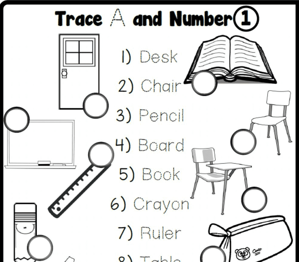 Classroom Objects 10