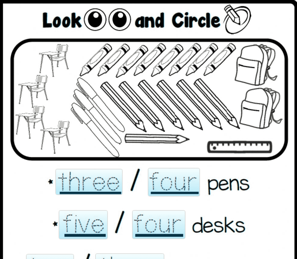 Classroom Objects 11