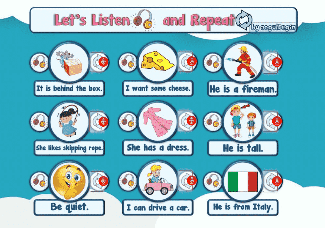 W1 - Let's Listen and Repeat