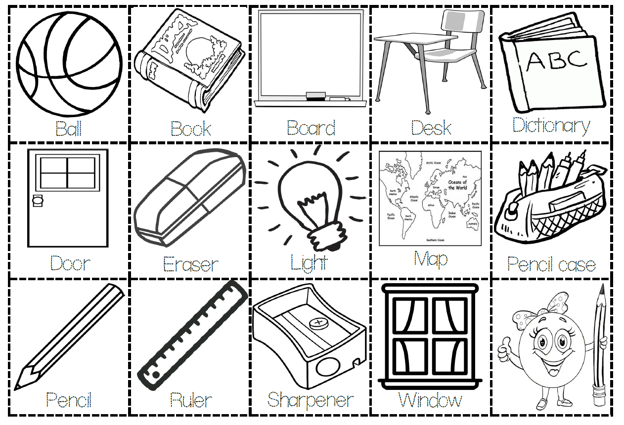 Pictionary (Classroom Objects)