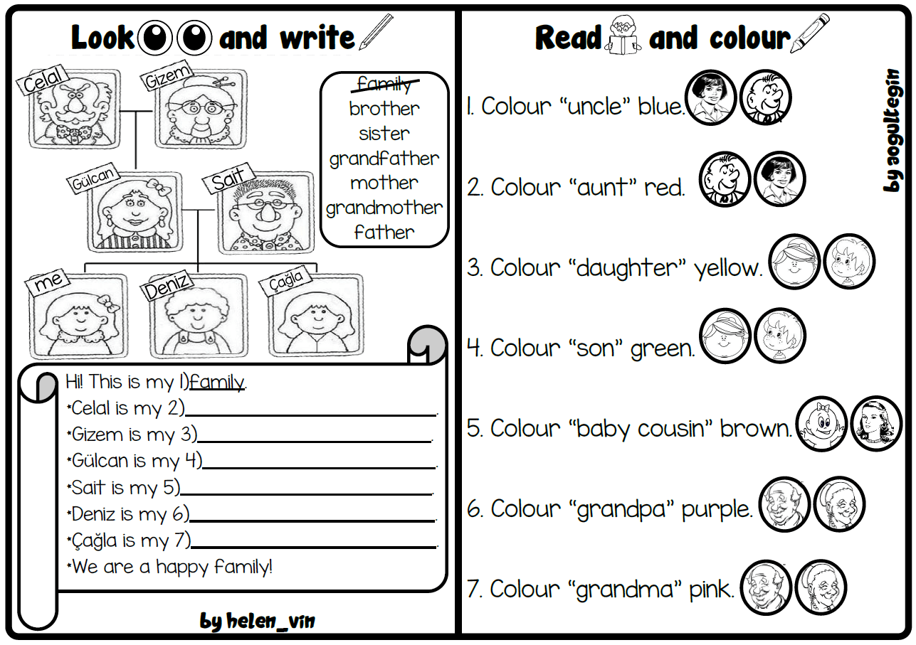Read and Colour - 2